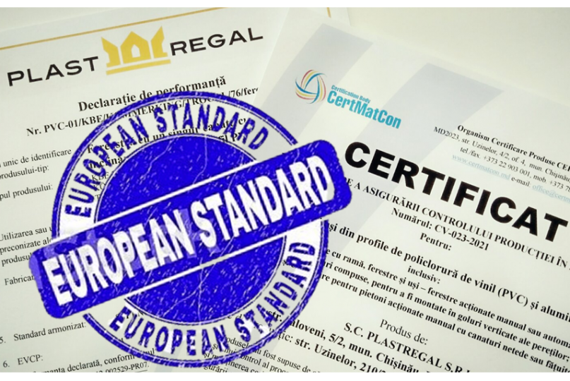 Performanțele produselor Plastregal ce garantează calitatea conform standardelor europene 